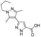 1'-BUTYL-3',5'-DIMETHYL-1H,1'H-[3,4']BIPYRAZOLYL-5-CARBOXYLIC ACID CAS#: 890624-27-8
