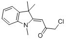 1-CHLORO-3-(1,3,3-TRIMETHYL-1,3-DIHYDRO-INDOL-2-YLIDENE)-PROPAN-2-ONE CAS#: 92297-75-1