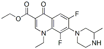 1-Ethyl-6,8-difluoro-1,4-dihydro-7-(3-methyl-1-piperazinyl)-4-oxoquinoline-3-carboxylic acid ethyl ester CAS#: 98079-83-5