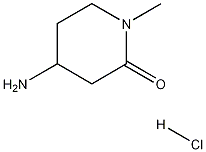 1-Methyl-4-amino-2-piperidinone hydrochloride CAS#: 90673-40-8