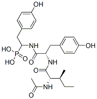 1-(N-(N-acetylisoleucyl)-tyrosyl)amino-2-(4-hydroxyphenyl)ethylphosphonic acid CAS#: 91796-92-8