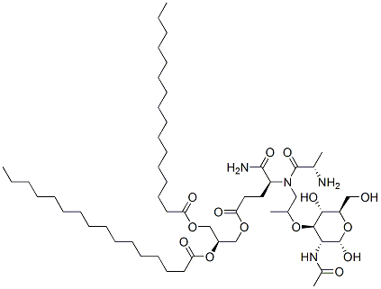1-(N-acetylmuramyl-alanyl-isoglutaminyl)-2,3-dipalmitoyl-sn-glycerol CAS#: 95238-29-2