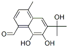 1-Naphthalenecarboxaldehyde, 7,8-dihydroxy-6-(1-hydroxy-1-methylethyl)-4-methyl- CAS#: 91147-04-5