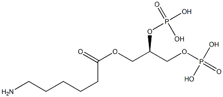 1-O-(6-aminohexanoyl)-2,3-diphosphoglycerol CAS#: 96027-62-2