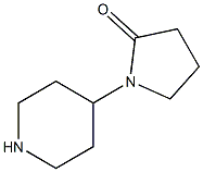 1-PIPERIDIN-4-YLPYRROLIDIN-2-ONE CAS#: 91596-61-1