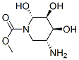 1-Piperidinecarboxylicacid,5-amino-2,3,4-trihydroxy-,methylester,(2alpha,3beta,4beta,5alpha)-(9CI) CAS#: 94936-35-3