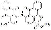 1-amino-4-((4-amino-9,10-dihydro-9,10-dioxo-1-anthryl)amino)-9,10-dihydro-9,10-dioxoanthracenesulphonic acid CAS#: 94133-45-6