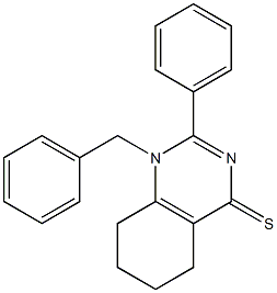 1-benzyl-2-phenyl-5,6,7,8-tetrahydroquinazoline-4(1H)-thione CAS#: 94875-12-4