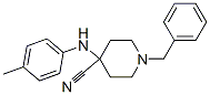 1-benzyl-4-(p-toluidino)piperidine-4-carbonitrile CAS#: 972-19-0