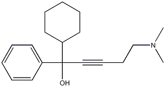 1-cyclohexyl-5-(dimethylamino)-1-phenylpent-2-yn-1-ol CAS#: 94382-00-0