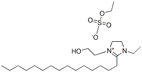 1-ethyl-4,5-dihydro-3-(2-hydroxyethyl)-2-pentadecyl-1H-imidazolium ethyl sulphate CAS#: 93783-23-4