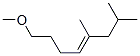 1-methoxy-5,7-dimethyloct-4-ene CAS#: 93892-47-8