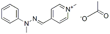 1-methyl-4-[(methylphenylhydrazono)methyl]pyridinium acetate CAS#: 93981-00-1