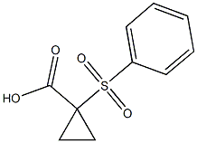 1-(phenylsulfonyl)cyclopropanecarboxylic acid CAS#: 97383-41-0