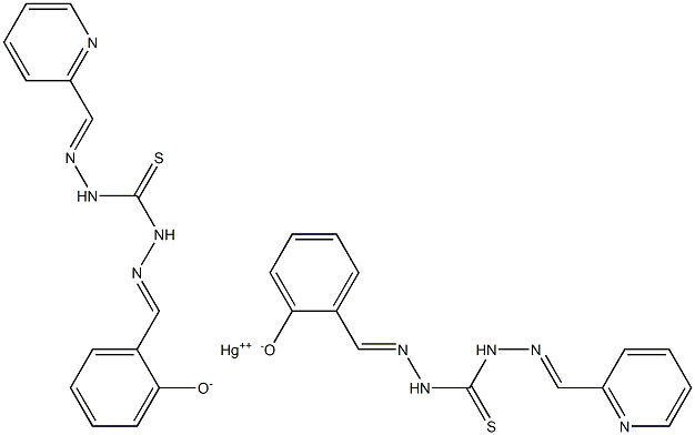 1-salicylidene-5-(2-pyridylmethylidene)isothiocarbonohydrazide-mercury (II) complex CAS#: 95514-79-7