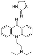 10-(2-(Diethylamino)ethyl)-9(10H)-acridinone(thiazolidin-2-ylidene)hyd razone CAS#: 92928-47-7