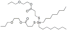 10,13-Dioxa-4,6-dithia-5-stannahexadecanoic acid, 5,5-dioctyl-9-oxo-,2-propoxyethyl ester CAS#: 90288-21-4