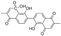 1,1',8'-Trihydroxy-6,6'-dimethyl-2,2'-binaphthalene-5,8-dione CAS#: 93236-43-2