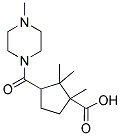1,2,2-TRIMETHYL-3-(4-METHYL-PIPERAZINE-1-CARBONYL)-CYCLOPENTANECARBOXYLIC ACID CAS#: 94372-90-4