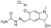 (1,2,3,6-tetrahydro-3-hydroxy-1-methyl-6-oxo-5H-indol-5-al) semicarbazone monohydrochloride CAS#: 94158-51-7