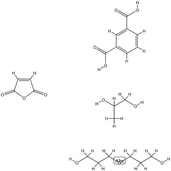 1,3-Benzenedicarboxylic acid, polymer with 2,5-furandione, oxybispropanol and 1,2-propanediol CAS#: 9065-68-3