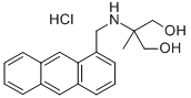 1,3-Propanediol, 2-((1-anthracenylmethyl)amino)-2-methyl-, hydrochlori de CAS#: 96404-62-5