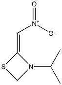 1,3-Thiazetidine,3-(1-methylethyl)-2-(nitromethylene)-(9CI) CAS#: 93243-23-3
