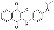 1,4-NAPHTHOQUINONE, 2-CHLORO-3-(P-ISOPROPOXYANILINO)- CAS#: 94257-65-5