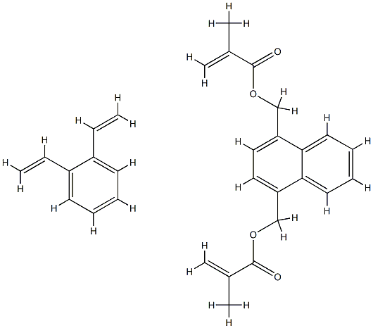 1,4-di-(methacryloyloxymethyl)naphthalene-divinylbenzene copolymer CAS#: 96298-76-9
