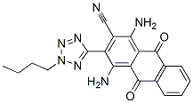 1,4-diamino-2-(2-butyltetrazol-5-yl)-3-cyanoanthraquinone CAS#: 93686-63-6