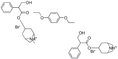 (1,4-diethoxybenzene)bisatropinium dibromide CAS#: 91318-09-1