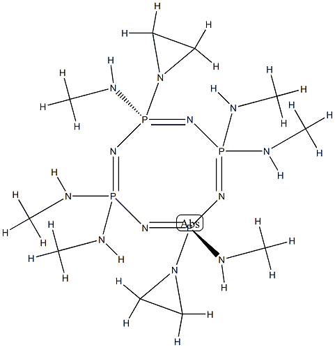 1,5-bis(1-aziridinyl)gem-1,3,3',5,7,7'-hexakis(methylamino)-2,4,6,8,1,3,5,7-tetraazatetraphosphocine CAS#: 96381-07-6
