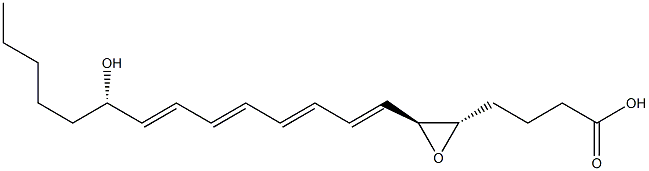15-hydroxy-5,6-oxido-7,9,11,13-eicosatetraenoic acid CAS#: 94235-42-4
