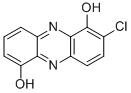 1,6-Dihydroxy-2-chlorophenazine CAS#: 93768-40-2