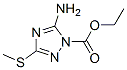 1H-1,2,4-Triazole-1-carboxylicacid,5-amino-3-(methylthio)-,ethylester(9CI) CAS#: 92945-32-9