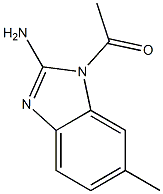 1H-Benzimidazol-2-amine,1-acetyl-6-methyl-(9CI) CAS#: 90964-25-3