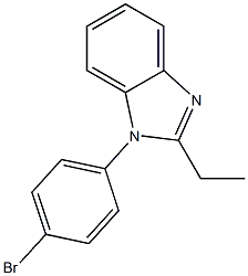 1H-Benzimidazole, 1-(4-bromophenyl)-2-ethyl- CAS#: 97870-64-9