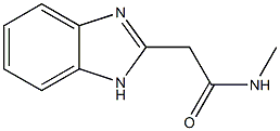 1H-Benzimidazole-2-acetamide,N-methyl-(9CI) CAS#: 91600-51-0