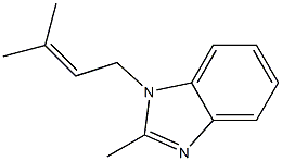 1H-Benzimidazole,2-methyl-1-(3-methyl-2-butenyl)-(9CI) CAS#: 95481-04-2