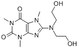 1H-Purine-2,6-dione, 3,7-dihydro-8-(bis(2-hydroxyethyl)amino)-1,3,7-tr imethyl- CAS#: 94523-37-2