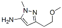 1H-Pyrazol-5-amine, 3-(2-methoxyethyl)-1-methyl- CAS#: 97820-74-1