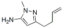 1H-Pyrazol-5-amine, 3-(3-butenyl)-1-methyl- (9CI) CAS#: 97820-70-7