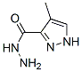 1H-Pyrazole-3-carboxylicacid,4-methyl-,hydrazide(9CI) CAS#: 94447-15-1