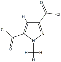 1H-Pyrazole-3,5-dicarbonyl dichloride, 1-methyl- (9CI) CAS#: 90421-57-1