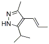 1H-Pyrazole,3-methyl-5-(1-methylethyl)-4-(1-propenyl)-,(E)-(9CI) CAS#: 94223-05-9