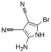 1H-Pyrrole-3,4-dicarbonitrile, 2-amino-5-bromo- CAS#: 98130-58-6
