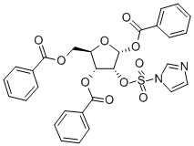 2-(1'-Imidazoylsulfonyl)-1,3,5-tri-O-benzoyl-alpha-D-ribofuranose CAS#: 97614-42-1
