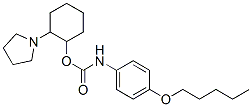 2-(1-pyrrolidinyl)cyclohexyl 4-pentyloxyphenylcarbamate CAS#: 98063-03-7