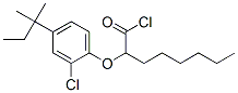 2-(2-Chloro-4-tert-pentylphenoxy)octanoyl chloride CAS#: 96757-99-2
