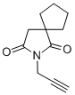 2-(2-Propynyl)-2-azaspiro(4.4)nonane-1,3-dione CAS#: 92367-74-3